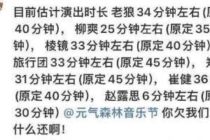 赵露思音乐节演出缩水引争议 主办方致歉